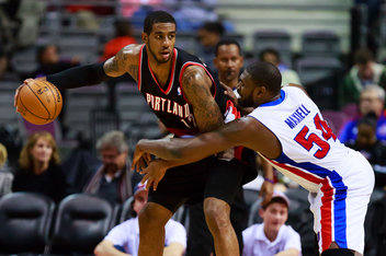 NBA: Portland Trail Blazers at Detroit Pistons
